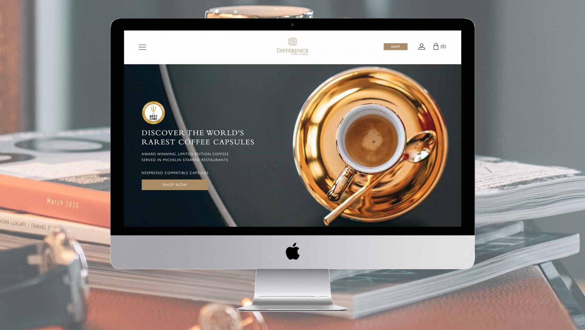 freelance web design for food and drink